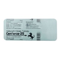 Cenforce 25 mg (Sildenafil Citrate 30 Tablets 25 mg) 