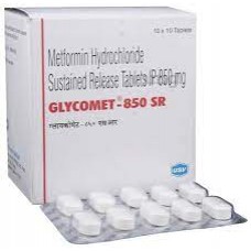 Glycomet 850 mg (15) by Indian Pharmacy
