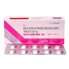 Baclof 20 mg by Indian Pharmacy