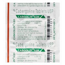 Cabgolin Cabergoline Oral tablets 0.25mg Sun Pharma