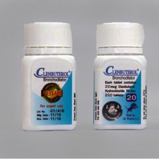 Clenbuterol LA 0.02 mg/tab 200 tabs/bottle