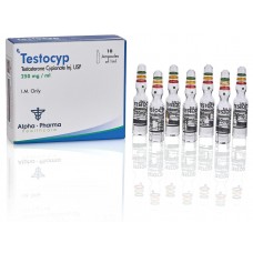 Testocyp Testosterone Cypionate USP 250mg 10 Ampoules