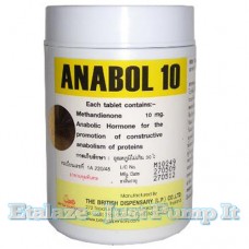 Anabol 10 mg 500 Tabs by British Dispensary