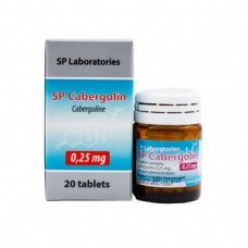 Cabergolin 0.25mg, 20 tab by SP Laboratories