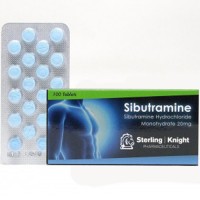 Sibutramine 20 mg Hydrochloride Monohydrate 100 Tabs by Sterling Knight