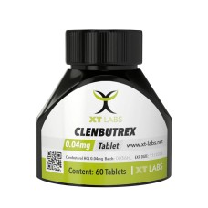 Clembutrex 0.04 by XT Labs – Clenbuterol HCl (0.04 mg, 60 Tablets)