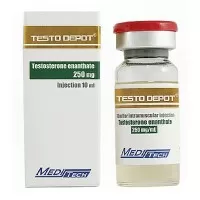 TESTO DEPOT Testosterone Enanthate 10 ml 250 mg/ml by Meditech