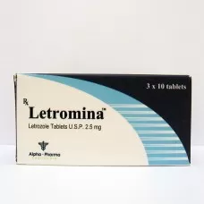 Letromina 2.5mg 30 Tablets by Alpha Pharma Letromina 2.5mg 30 Tablets by Alpha Pharma
