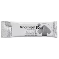 Androgel Testosterone Gel 50gm Besins Pack of 1 x 5 gm x 10