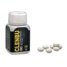 Clenbu BD [Clenbuterol 40mcg, 100 Tabs, Black Dragon]