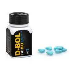 D-Bol BD Max Methandienone 25mg, 50 Tabs by Black Dragon