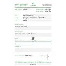 Testosterone Cypionate 250 mg/ml by Hilma Biocare